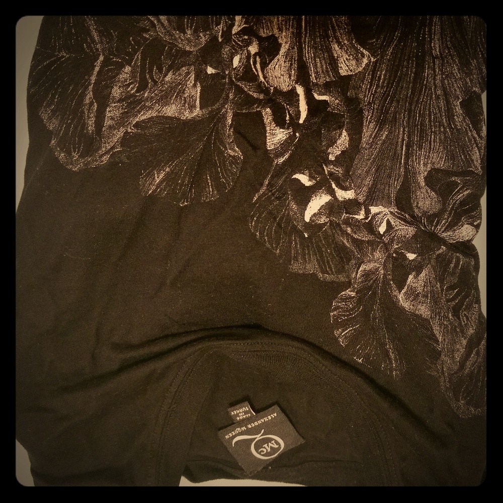 Alexander McQueen Black Print Shirt Size S